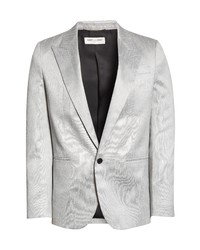 Saint Laurent Shantung Tuxedo Jacket In 8106