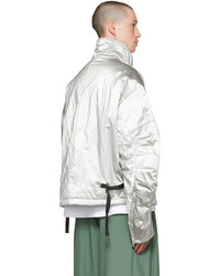 A. A. Spectrum Silver Helmer Padded Jacket