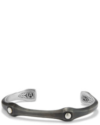 David Yurman 105mm Anvil Sterling Silver Stainless Steel Cuff Bracelet