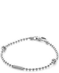 Lagos 25mm Icon Sterling Silver Ball Chain Bracelet