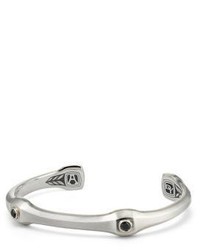 David Yurman Anvil Cuff Bracelet With Black Diamonds