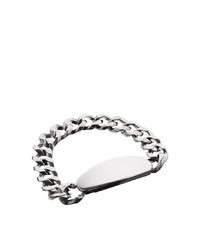 Asos Silver Plated Id Bracelet