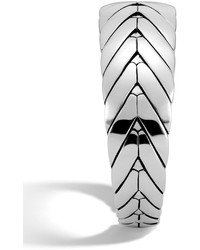 John Hardy Bamboo Silver Medium Flex Cuff Bracelet