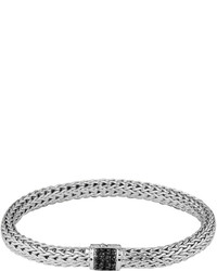 John Hardy Black Sapphire Bedeg Chain Bracelet Small