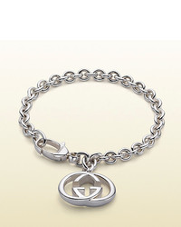 Gucci Bracelet With Interlocking G Motif Charm