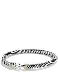 David Yurman Cable Buckle Bracelet With Gold
