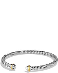 David Yurman Cable Classics Bracelet With Gold