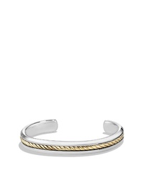 David Yurman Cable Classics Cuff Bracelet With Gold