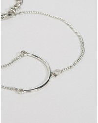 Monki Chain And Bar Detail Bracelet