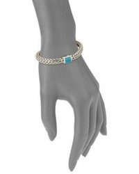 John Hardy Classic Chain Medium Turquoise Sterling Silver Bracelet