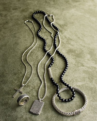 John Hardy Classic Chain Silver Jawan Flat Chain Bracelet
