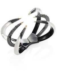 Alexis Bittar Crystal Encrusted Tipped Lucite Claw Bracelet