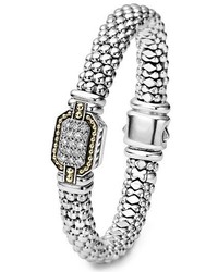 Lagos Diamonds Caviar Large Diamond Bracelet
