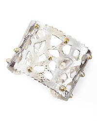 Dina Mackney Sterling Silver Cutout Cuff Bracelet