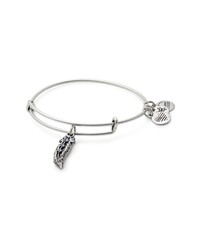 Alex and Ani Feather Adjustable Wire Bangle
