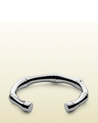 Gucci Silver Bamboo Bracelet