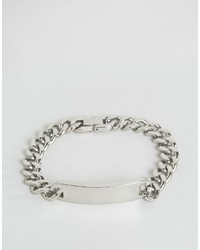 Seven London Id Chain Bracelet In Silver To Asos