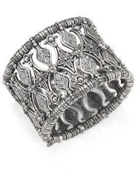 Konstantino Penelope Sterling Silver Etched Cuff Bracelet