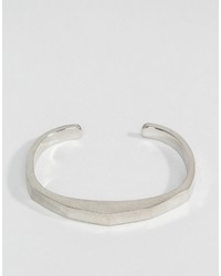 Icon Brand Premium Manta Cuff Bangle Bracelet In Silver