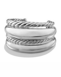 David Yurman Pure Form Four Row Bracelet In Sterling Silver