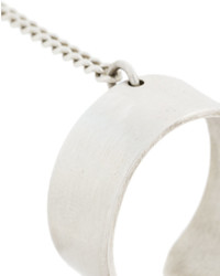 Ann Demeulemeester Ring Chained Bracelet