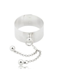 Sado Chic Wrist Cuff With Double Sphere