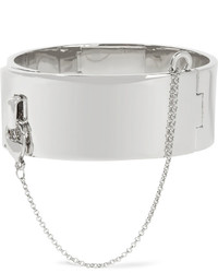 Eddie Borgo Safety Chain Silver Plated Bracelet