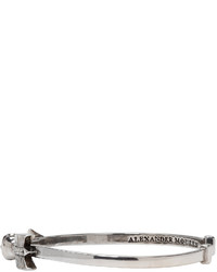 Alexander McQueen Silver Arrow Skull Bracelet