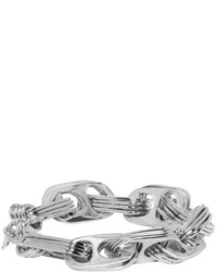 Balenciaga Silver Bottlecap Chain Bracelet