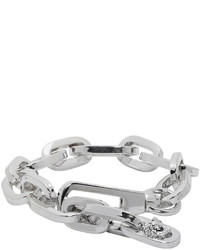 Versace Silver Chain Bracelet