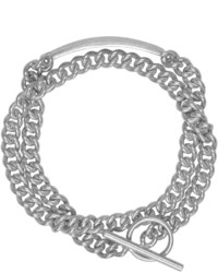 Maison Margiela Silver Chain Id Bracelet