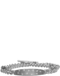 Maison Margiela Silver Chain Id Bracelet