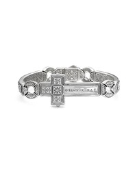 Konstantino Silver Classics Metal Cross Bracelet