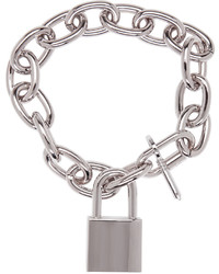 DSQUARED2 Silver Lock Chain Bracelet