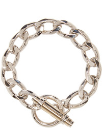 Givenchy Silver Palladium Obsedia Chain Bracelet