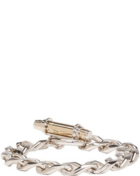 Givenchy Silver Palladium Obsedia Chain Bracelet