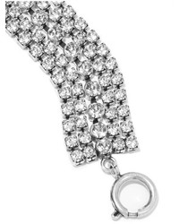 Isabel Marant Silver Tone Crystal Bracelet