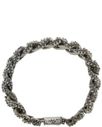 Emanuele Bicocchi Silver Worked Chain Bracelet
