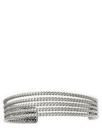 Steel By Design Stainless Steel Textured Multi Strand Cuff