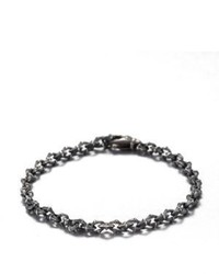 David Yurman Sterling Silver Armory Chain Link Bracelet
