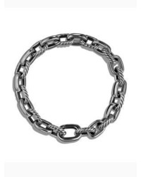 David Yurman Sterling Sliver Oval Chain Bracelet
