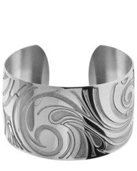 West Coast Jewelry Polished Wave Cuff Bracelet
