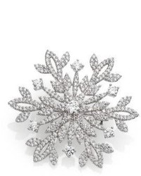 Adriana Orsini Pav Sterling Silver Snowflake Pin