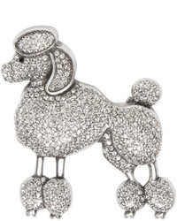 Marc Jacobs Silver Large Poodle Brooch