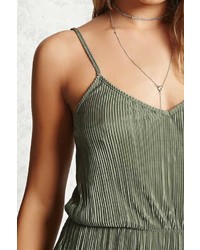 Forever 21 Crinkle Pleated Cami Dress