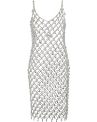 Paco Rabanne Embellished Chain Midi Dress
