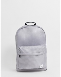 Spiral Platinum Backpack In Tonal Checkerboard Print