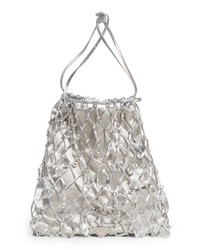 Prada Rete Crystal Embellished Macrame Bag