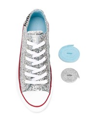 Chiara Ferragni Glitter Platform Sole Sneakers