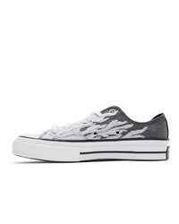Converse Grey And White Elevated Chuck 70 Ox Sneakers